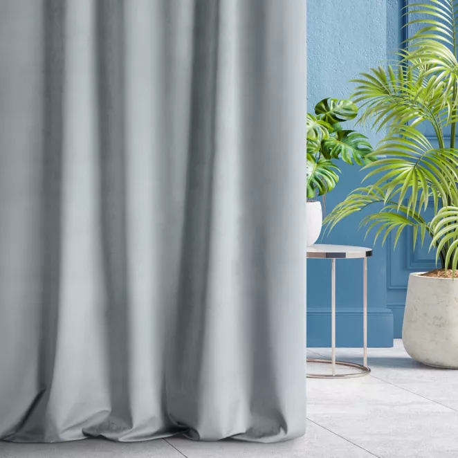 Tkanina zasłonowa, miękka, welwetowa o aksamitnej strukturze