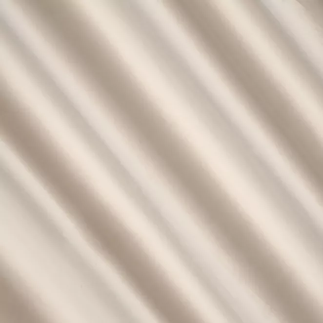 P277/23 Zasłona szyta na taśmie 5 cm kremowa z miękkiej półmatowej tkaniny welwetowej