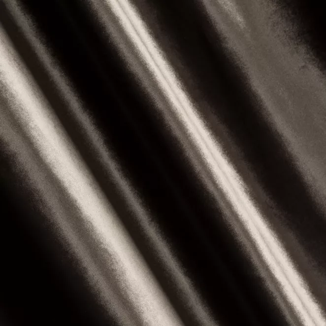 M147/8 Zasłona szyta na taśmie 5 cm SAFARI brązowa z miękkiej welwetowej tkaniny z połyskiem