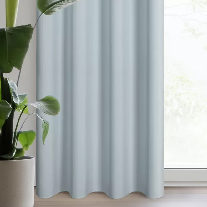 Zasłona platynowa z matowej gładkiej tkaniny 140x250 cm przelotka - RITA