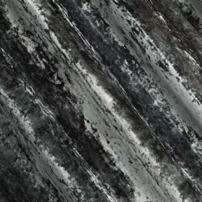 M220/6 Zasłona szyta na taśmie 5 cm popielata z grubej, eleganckiej tkaniny welwetowej z efektem cieniowania