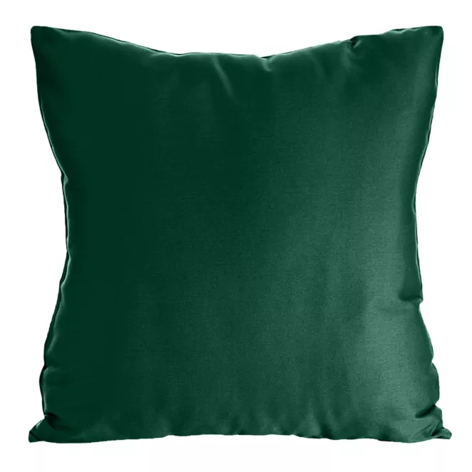 Poszewka na poduszkę 40x40 cm z satyny bawełnianej ciemnozielona NOVA