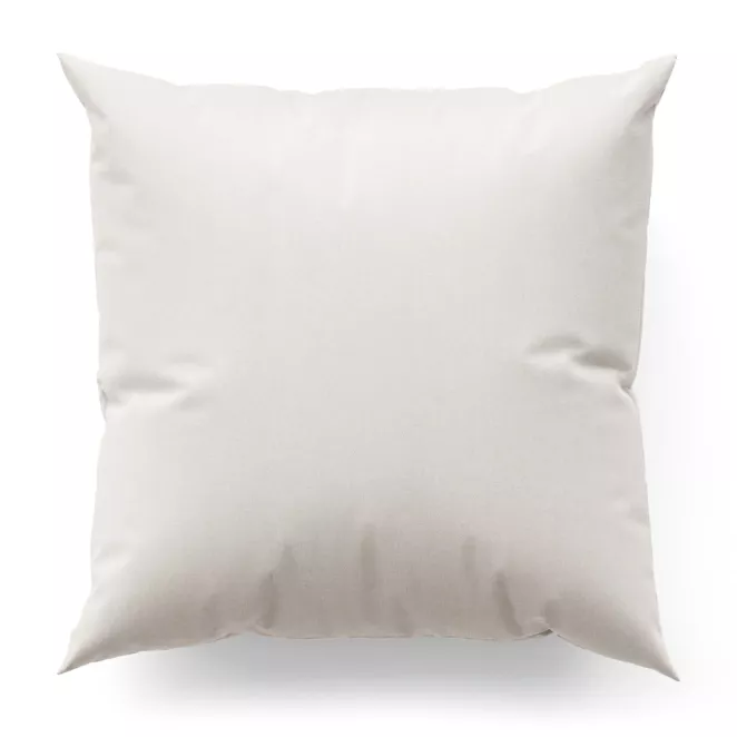 Poszewka na wymiar jasnobeżowa z miękkiej w dotyku tkaniny szenilowej