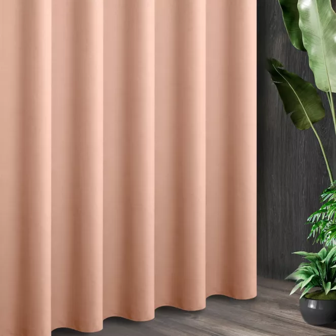 Tkanina zasłonowa ADORE gładka i miękka w dotyku o welurowej strukturze