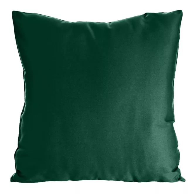 Poszewka na poduszkę 40x40 cm z satyny bawełnianej ciemnozielona NOVA