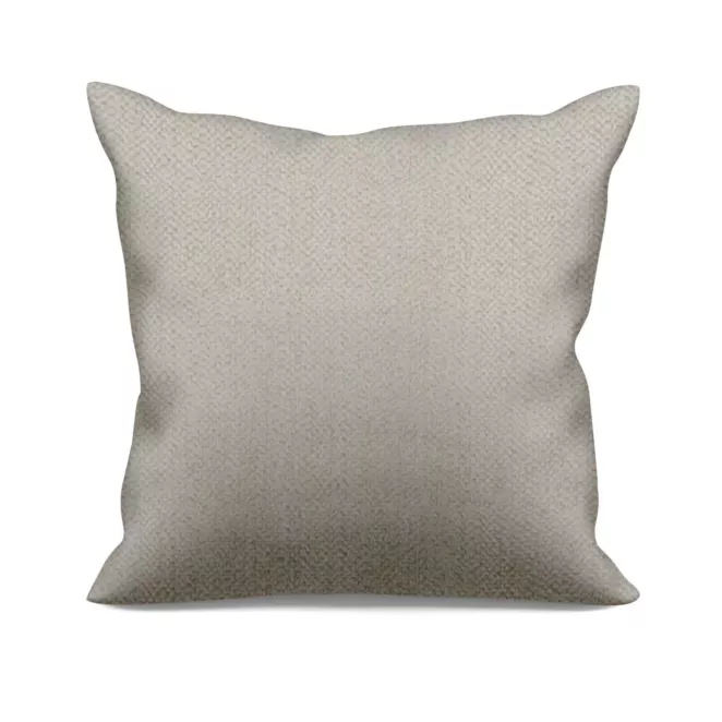 Poszewka szyta szampańska z miękkiej tkaniny z efektem melanżu