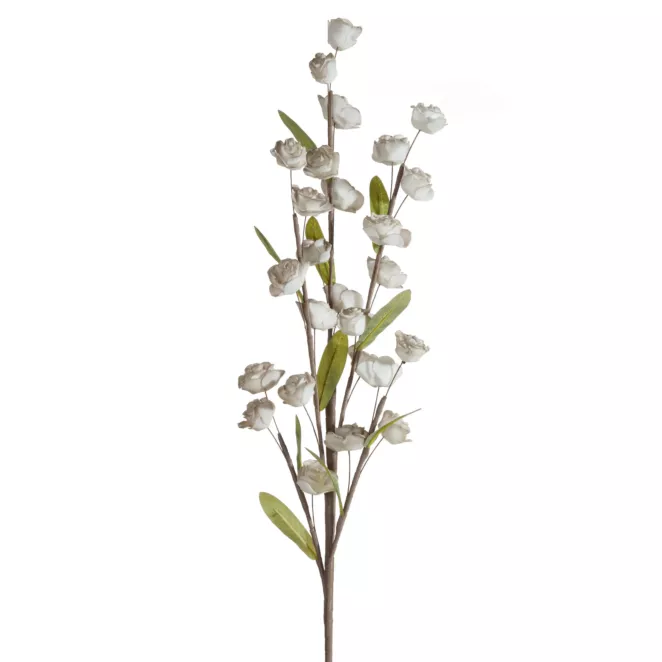 Kwiat sztuczny ciemnobrązowy z plastycznej pianki foamiran 90 cm