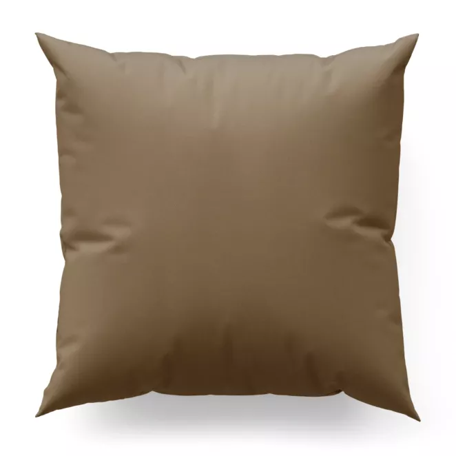 Poszewka szyta jasnobrązowa z tkaniny trudnopalnej, zaciemniającej, typu blackout