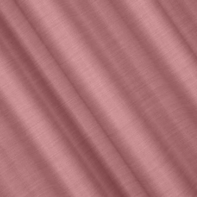 L156/20 Zasłona szyta na taśmie 5 cm wrzosowa z miękkiej tkaniny o naturalnym splocie w stylu ekologicznym