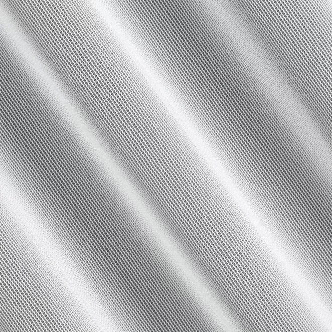 P227/1 Firana szyta na taśmie 5 cm biała o strukturze drobnej siatki, nie wymagająca prasowania