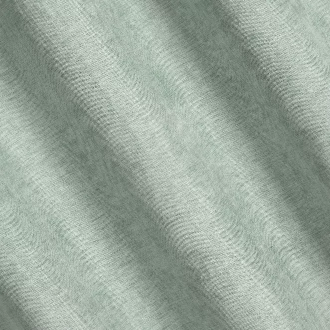 R159/9 Zasłona szyta na taśmie 5 cm BRIANNA miętowa miękka szenilowa o wyraźnym splocie i lekkim połysku