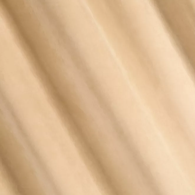P206/46 Zasłona szyta na taśmie 5 cm ENYA złota z miękkiej półmatowej tkaniny welwetowej