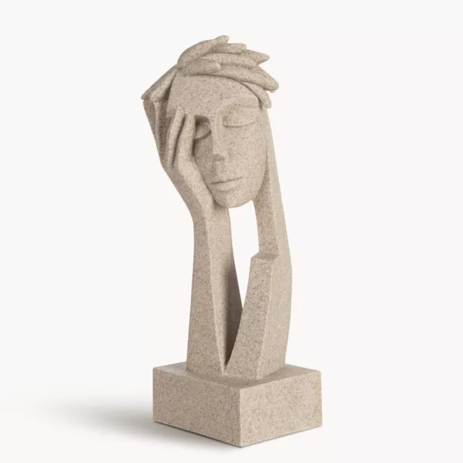 Figurka dekoracyjna inspirowana nowoczesną rzeźbą