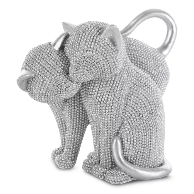 KOT - figurka dekoracyjna ELDO o drobnym strukturalnym wzorze