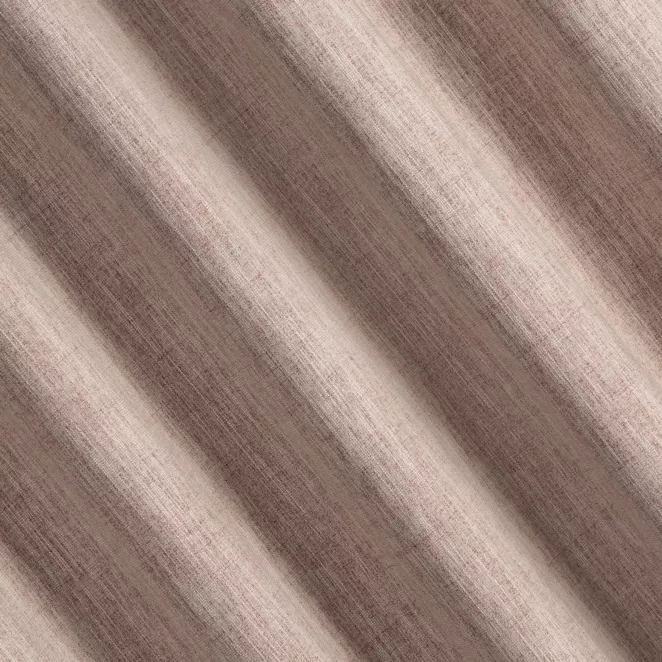 R225/17 Zasłona szyta na taśmie 5 cm wrzosowa z tkaniny o naturalnym splocie z efektem melanżu