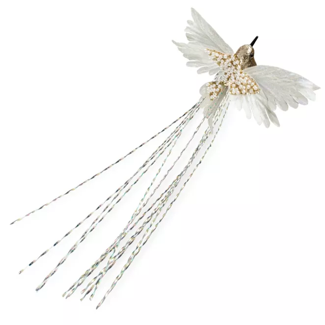 Ozdoba choinkowa PTAK z lśniącymi akcentami