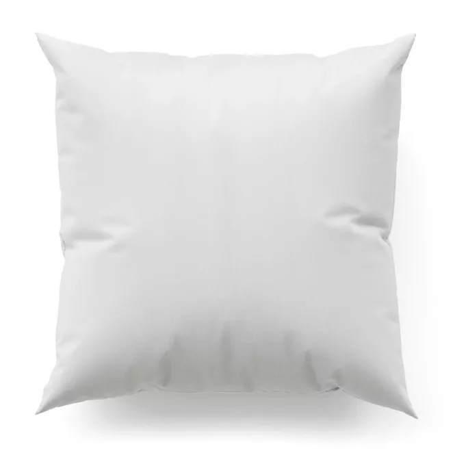 Poszewka szyta DORA - HIT biała z miękkiej tkaniny o welurowej strukturze