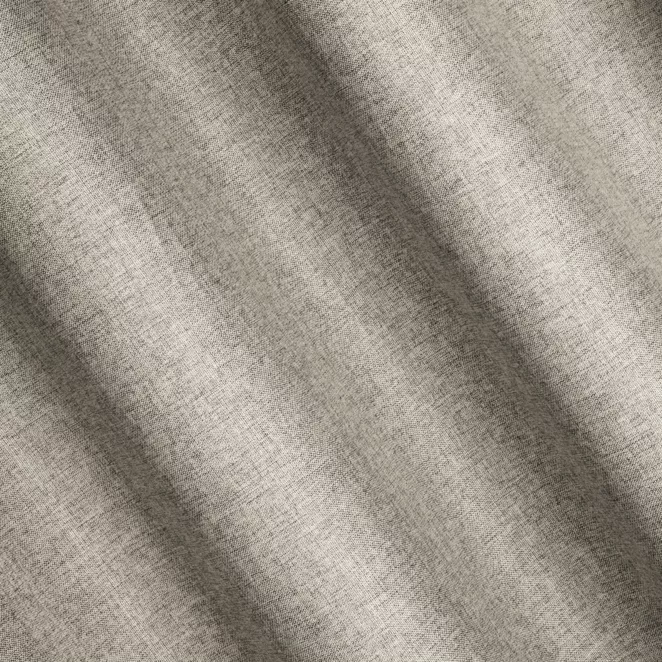 H157/7 Zasłona szyta na taśmie 5 cm kremowa z tkaniny trudnopalnej, zaciemniającej, typu blackout z efektem melanżu