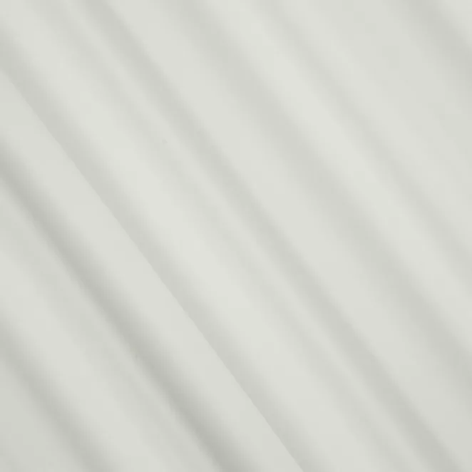 L156/1 Zasłona szyta na taśmie 5 cm biała z miękkiej tkaniny o naturalnym splocie w stylu ekologicznym