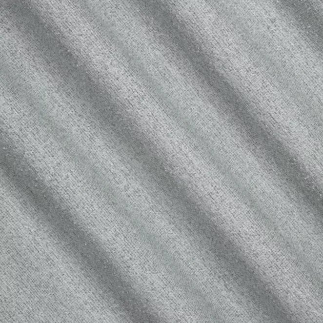 H207/5 Zasłona szyta na taśmie 5 cm szara z tkaniny typu bukla z efektem melanżu