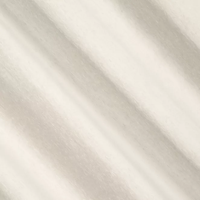 E107/6 Zasłona szyta na taśmie 5 cm kremowa z miękkiej szenilowej tkaniny z efektem melanżu