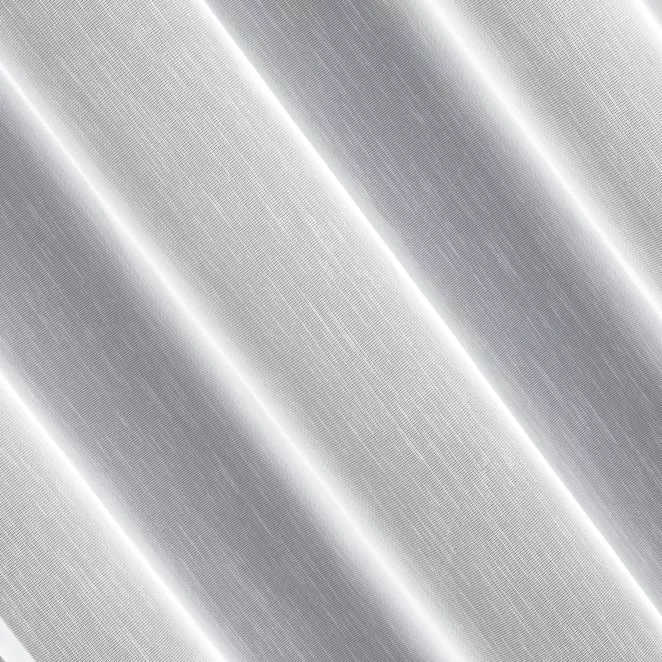 R135/2 Firana szyta na taśmie 5 cm ADEN kremowa z matowej tkaniny Aden, wykończona obciążnikiem