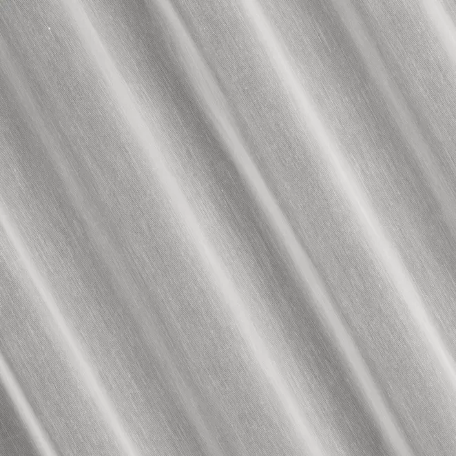 L75/13 Firana szyta na taśmie 5 cm CAROLINA kremowa z miękkiej matowej tkaniny z efektem drobnego deszczyku, wykończona obciążnikiem