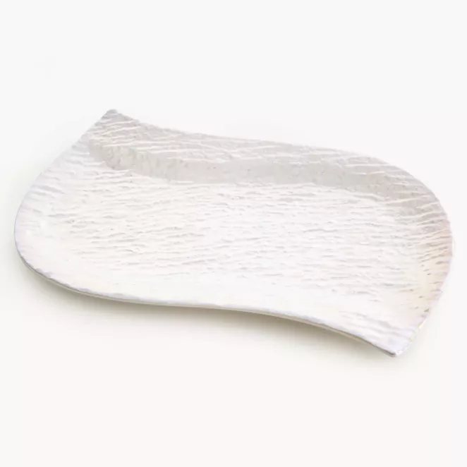 Patera dekoracyjna zdobiona wypukłym wzorem NINA