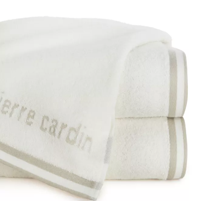 Ręcznik do rąk 30x50 cm bawełniany kolor kremowy z kolekcji Pierre Cardin