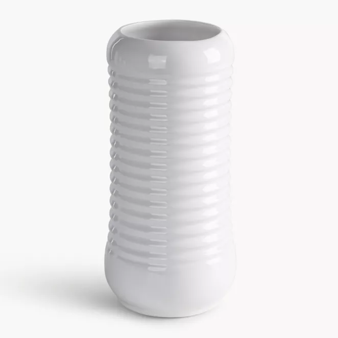 Wazon dekoracyjny o minimalistycznej formie z wytłaczanymi prążkami  JASON