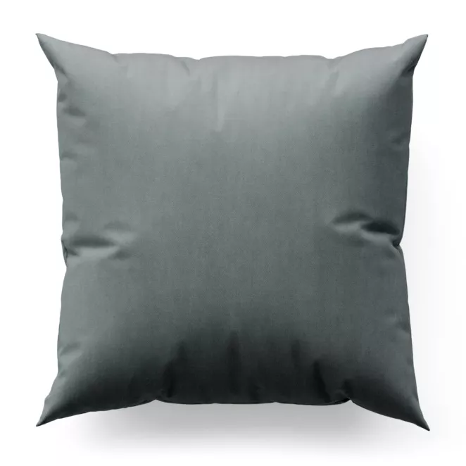 Poszewka szyta SAFARI grafitowa z miękkiej welwetowej tkaniny z połyskiem