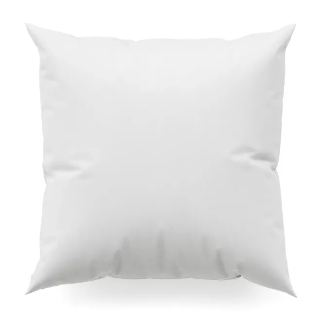 Poszewka szyta biała z wodoodpornej tkaniny o welurowej strukturze