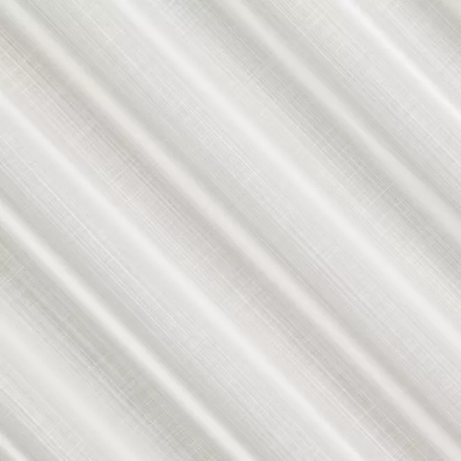 E117/7 Firana szyta na taśmie 5 cm naturalna z matowej etaminy wykończonej obciążnikiem