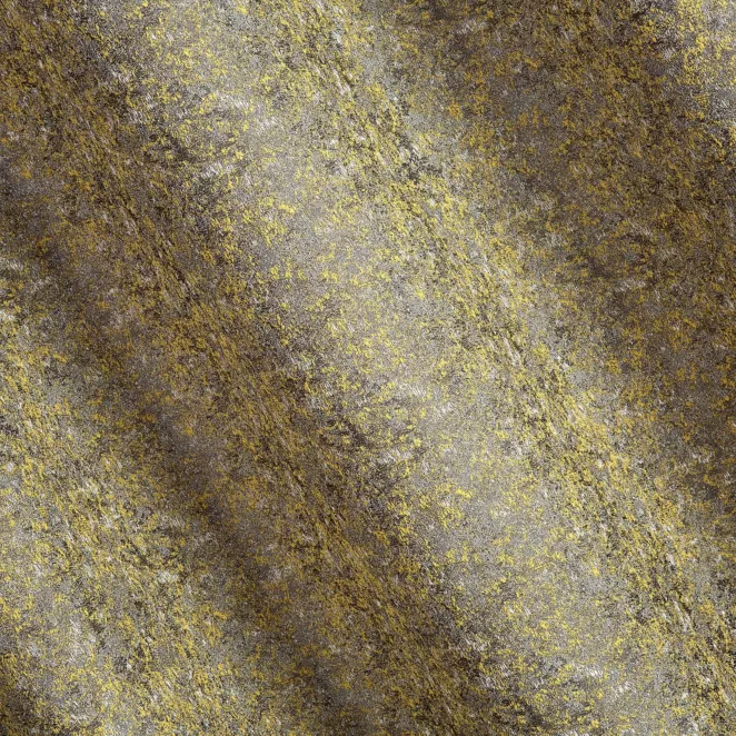 L105/14 Zasłona szyta na taśmie 5 cm DORIANA srebrno musztardowa z tkaniny o dwukolorowym nieregularnym wzorze