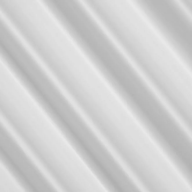 L182/3 Firana szyta na taśmie 5 cm biała z lekkiej i delikatnej matowej krepy, wykończonej obciążnikiem