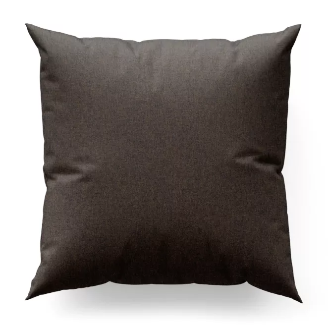 Poszewka szyta stalowo musztardowa z tkaniny o strukturze siatki z efektem melanżu