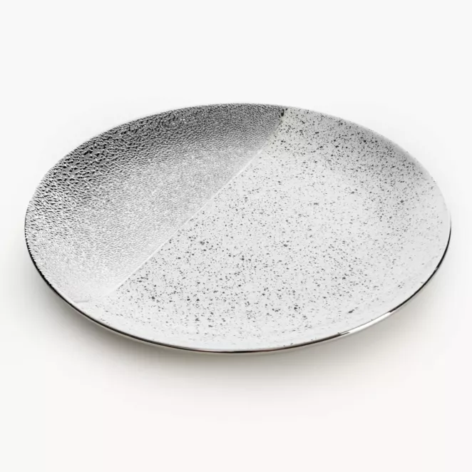 Patera dekoracyjna MILO zdobiona imitacją granitu