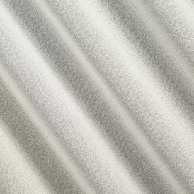 R229/5 Firana szyta na taśmie 5 cm naturalna z matowej tkaniny o wyglądzie deszczyku, z efektem kreszowania, wykończona obciążnikiem