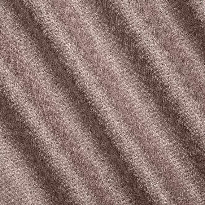 R171/3 Zasłona szyta na taśmie 5 cm wrzosowa z tkaniny o wyraźnym splocie z efektem melanżu