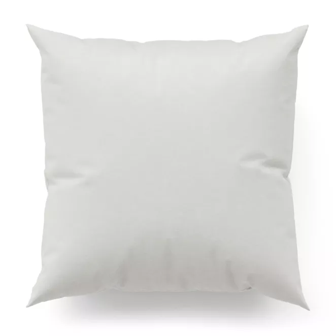 Poszewka szyta ENYA jasnokremowa z miękkiej półmatowej tkaniny welwetowej