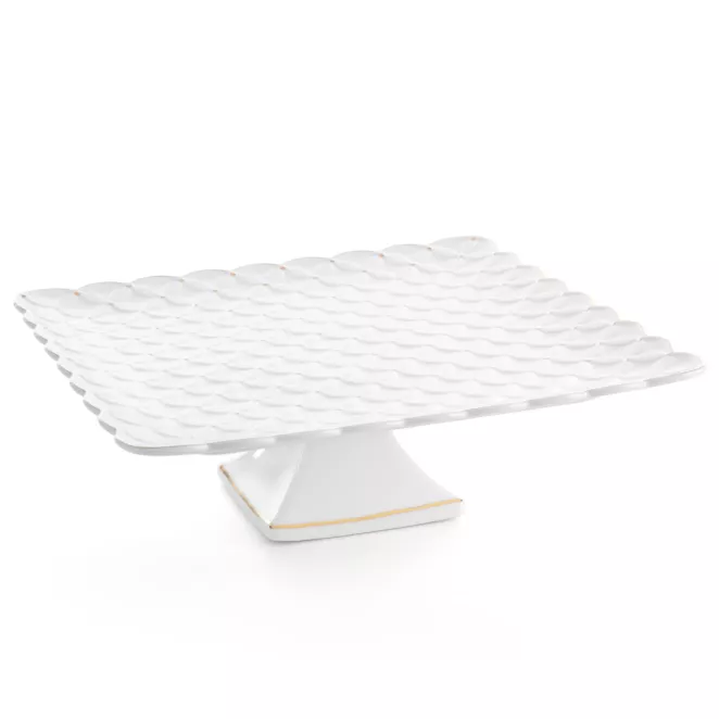 Patera dekoracyjna BELIA z złotymi akcentami