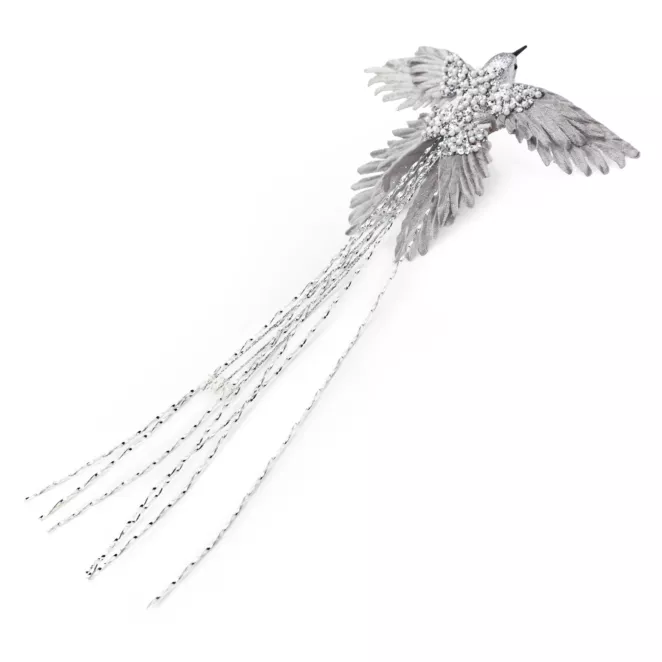 Ozdoba choinkowa PTAK z lśniącymi akcentami