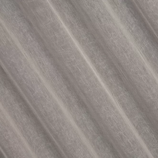 M196/7 Firana szyta na taśmie 5 cm beżowa z miękkiej, matowej tkaniny nie wymagającej prasowania, z efektem kreszowania