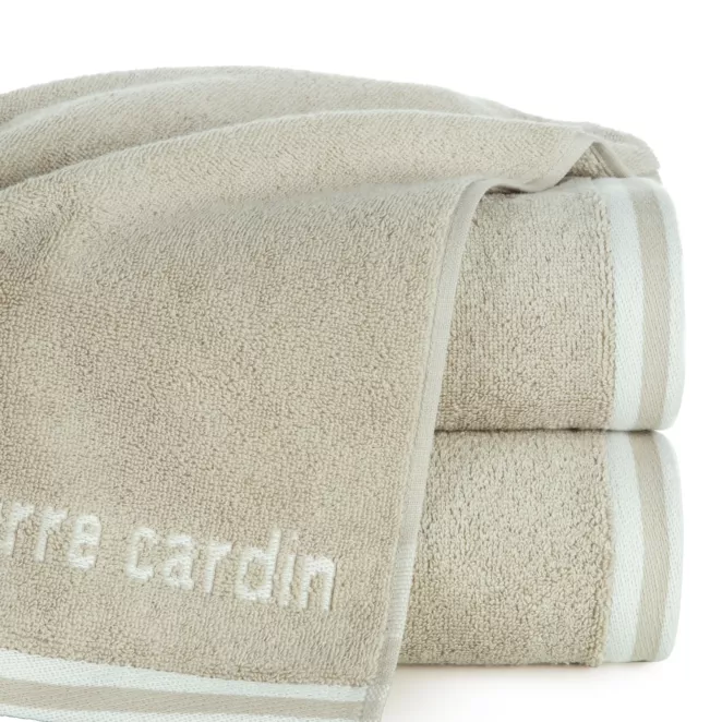 Ręcznik do rąk 30x50 cm bawełniany kolor beżowy z kolekcji Pierre Cardin