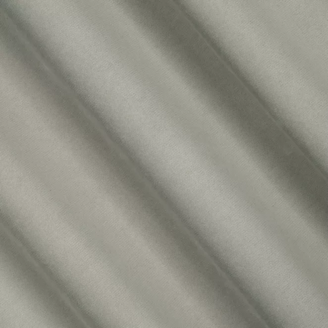 L129/3 Zasłona szyta na taśmie 5 cm jasnosrebrna z miękkiej tkaniny o welurowej strukturze