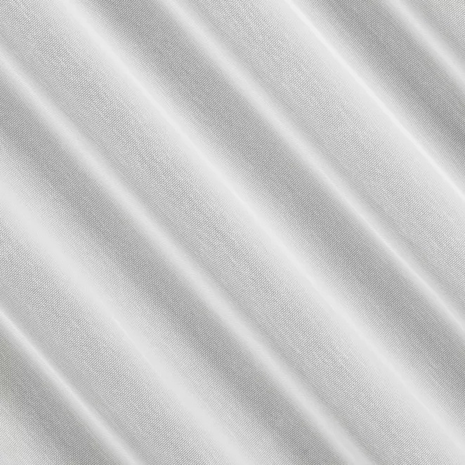 M229/5 Firana szyta na taśmie 5 cm kremowa z półprzeźroczystej tkaniny w drobną krateczkę, wykończonej obciążnikiem