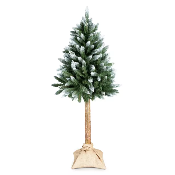 SWIERK NA PNIU - sztuczne drzewko choinkowe z oszronionymi końcówkami