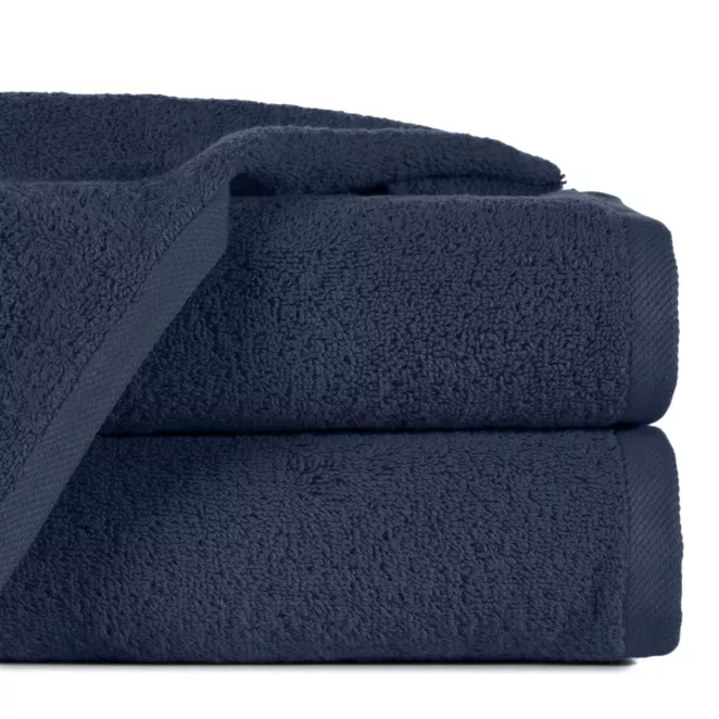 Ręcznik do rąk 30x50 cm bawełniany kolor granatowy 500 g/m2 GŁADKI 2