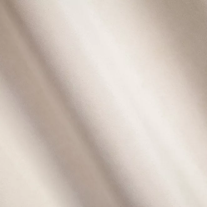 M218/1 Zasłona szyta na taśmie 5 cm WALDO jasnobeżowa ze szlachetnej grubej tkaniny welwetowej o gramaturze 400g/m2