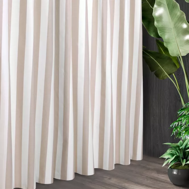 Tkanina zasłonowa  miękka w dotyku w stylu Eko